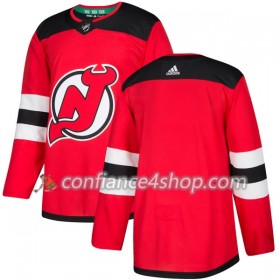 Adidas Maillot de Hockey New Jersey Devils Blank 2017-2018 Rouge Authentic - Homme